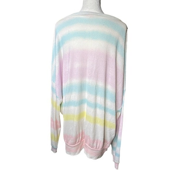 Pink Lily Rainbow Long Sleeve Sweatshirt size M - Picture 3 of 10